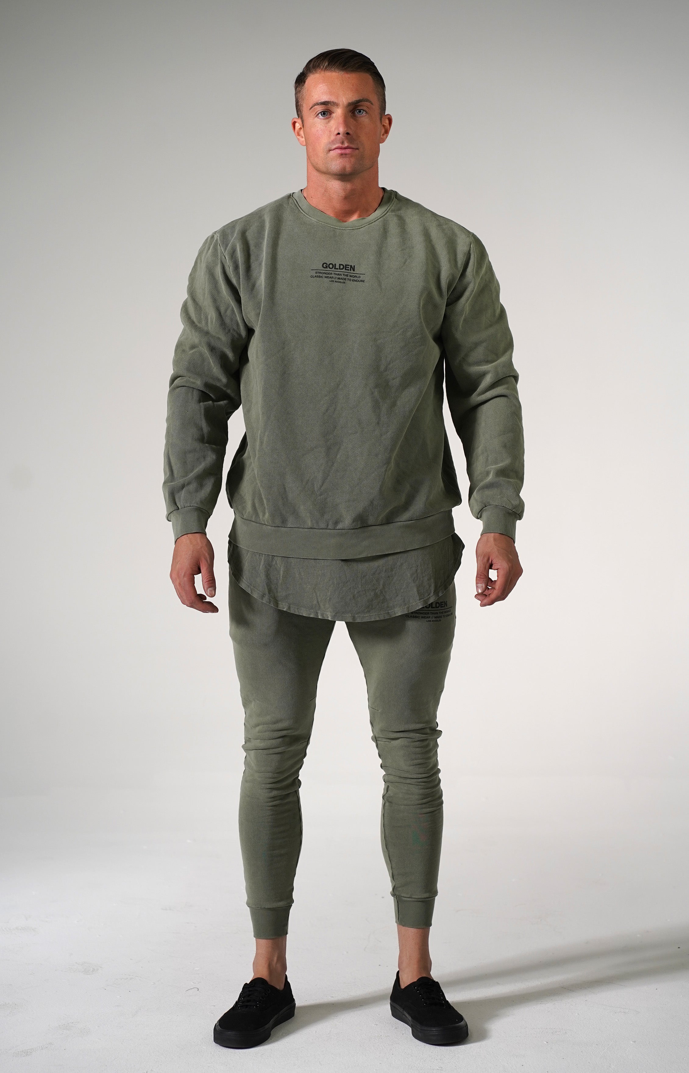 Faded Army Golden Sweater