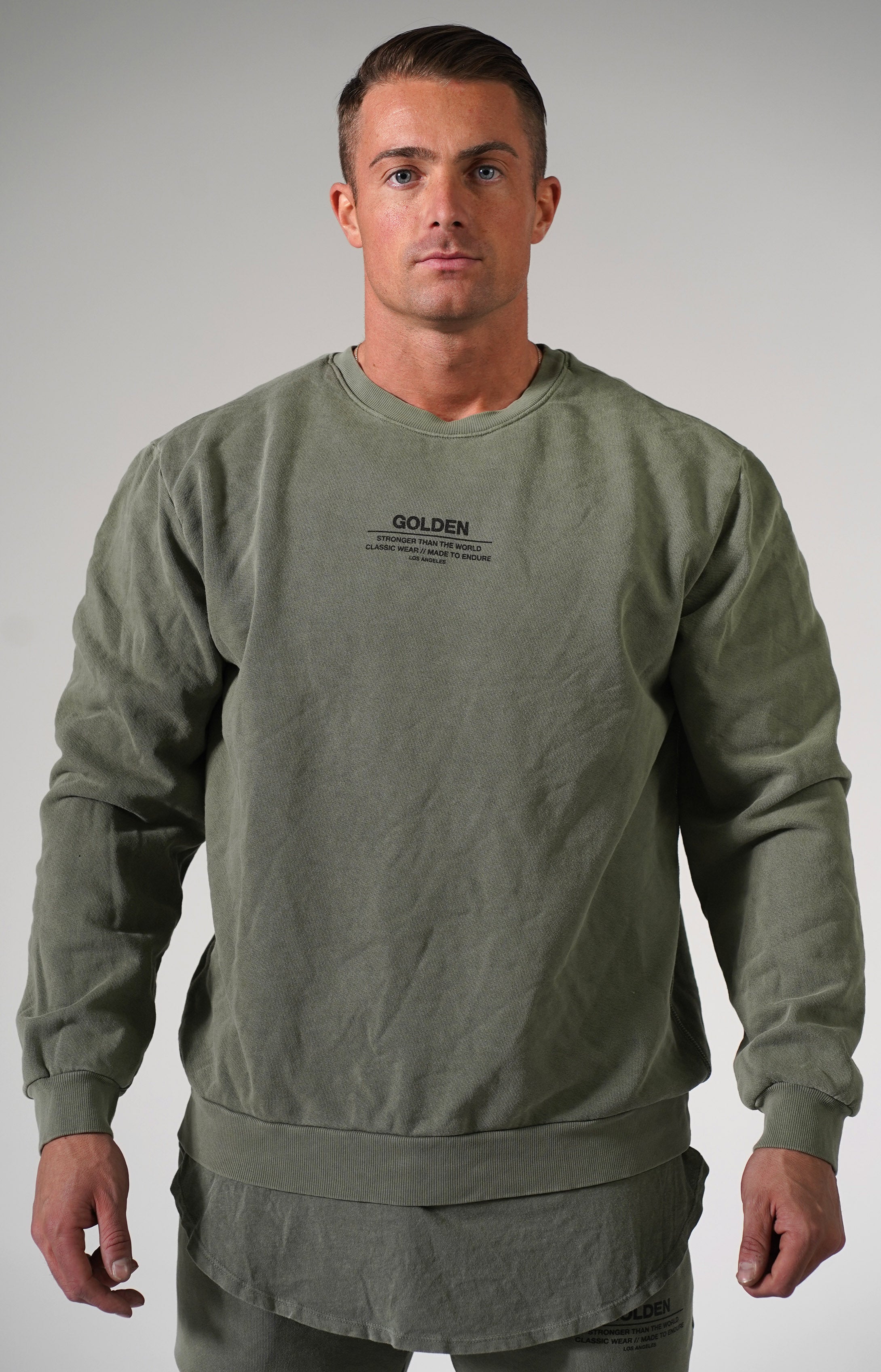 Faded Army Golden Sweater