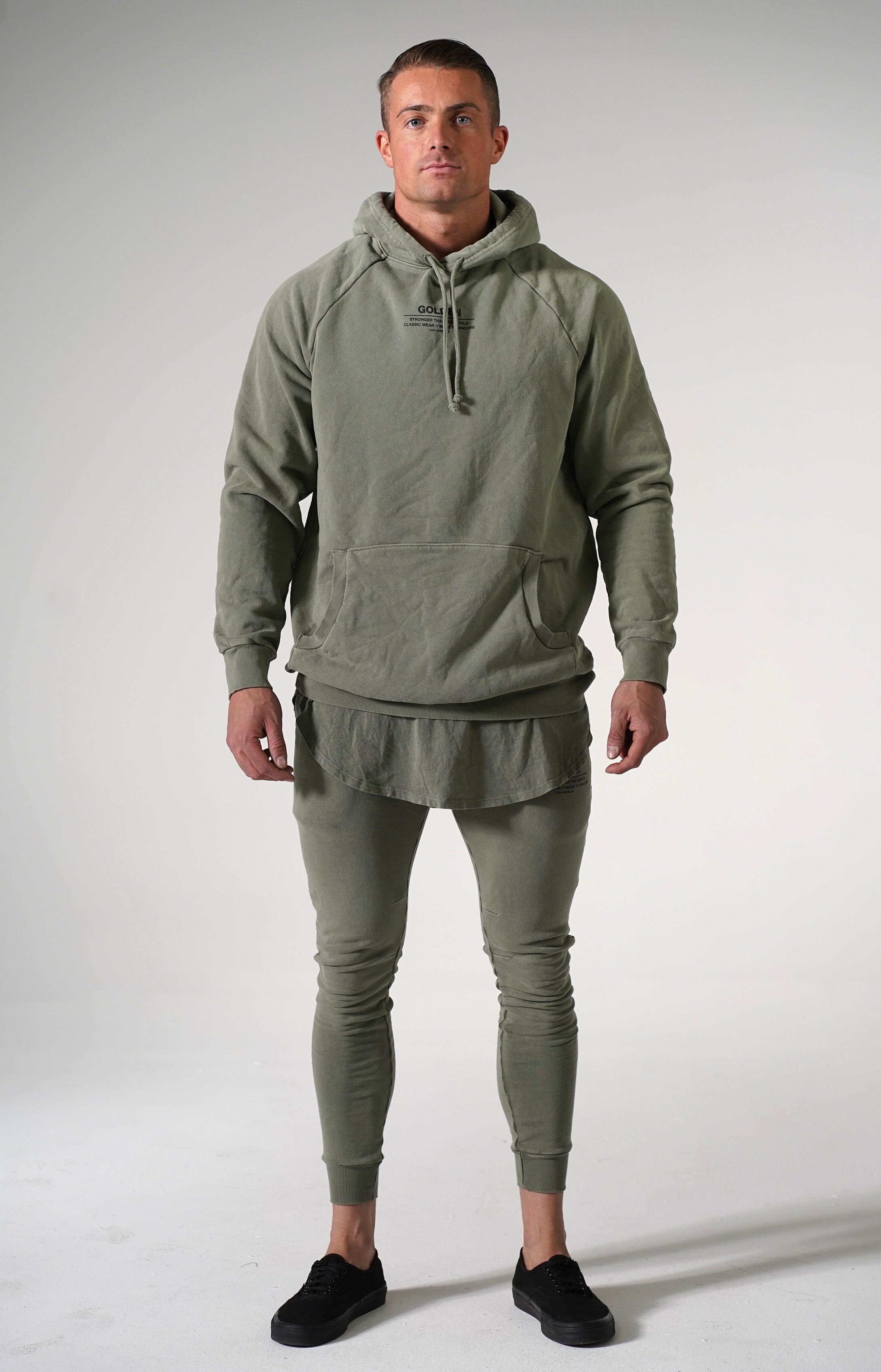 Faded Army Golden Hoodie