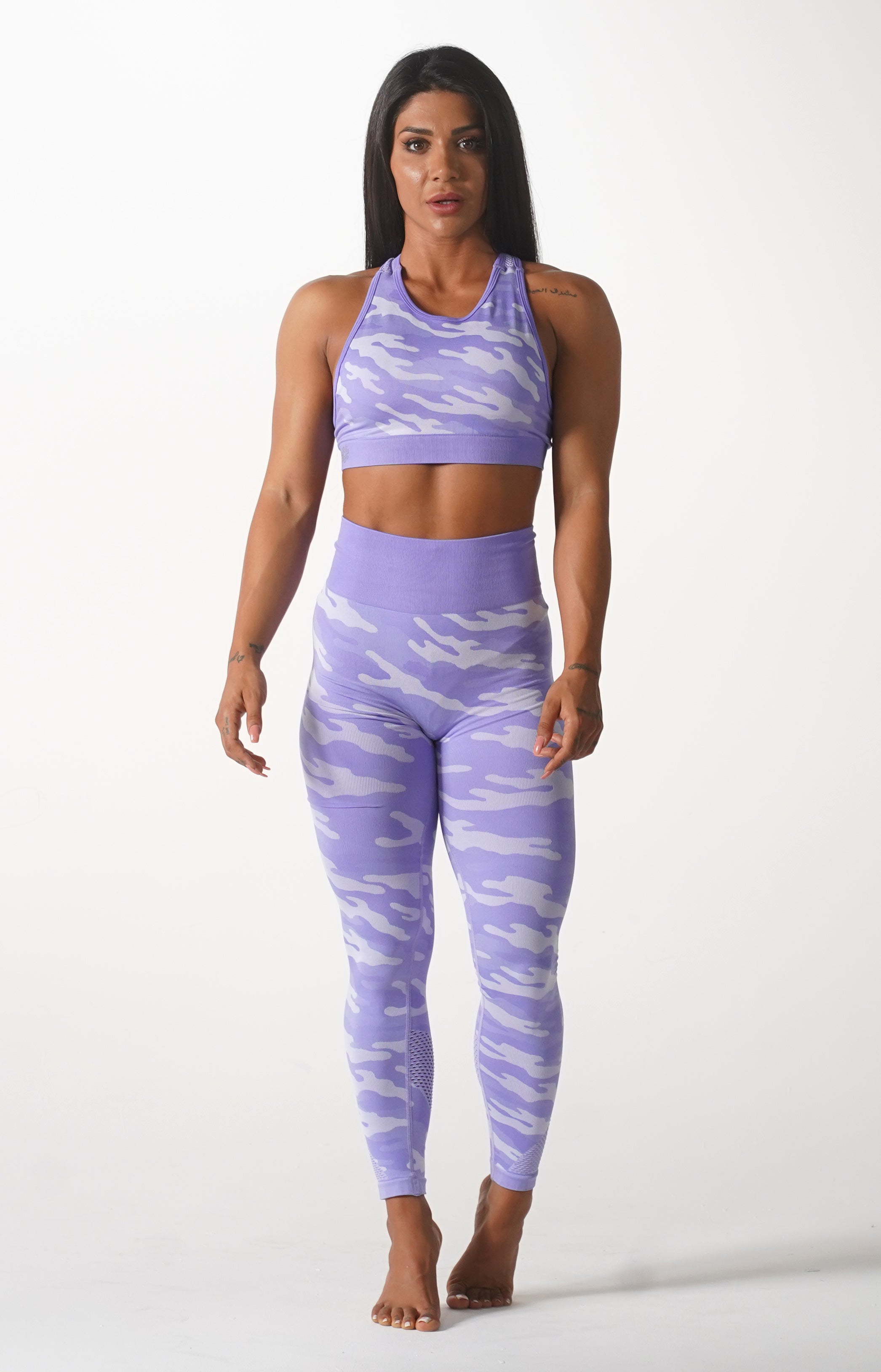 Purple Camo Leggings