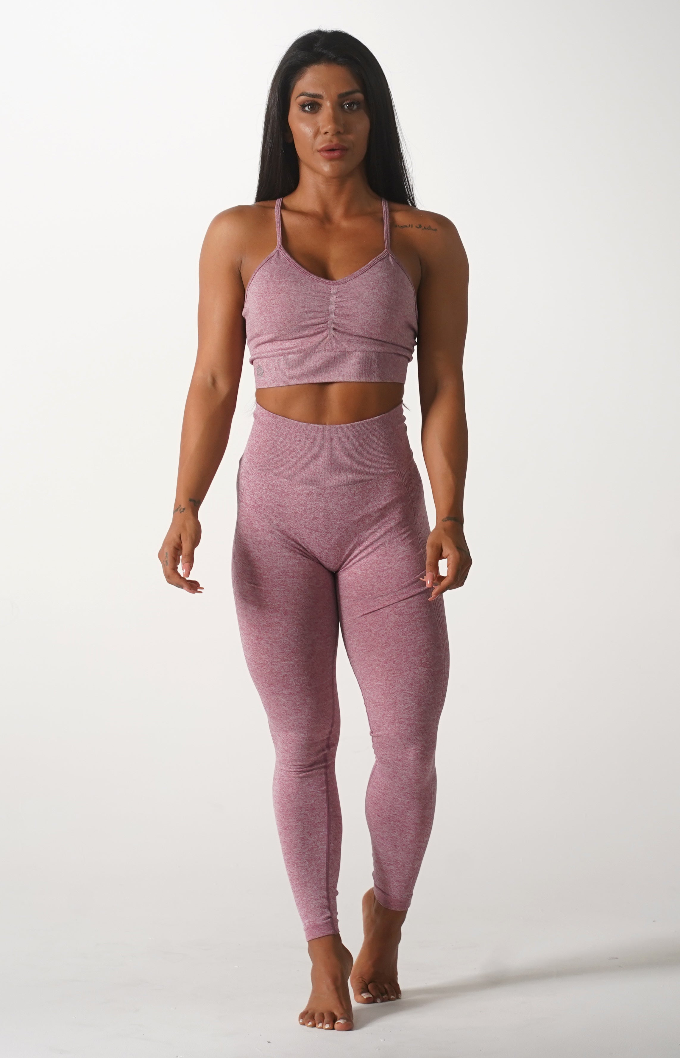 Pink Themeless Sports Bra