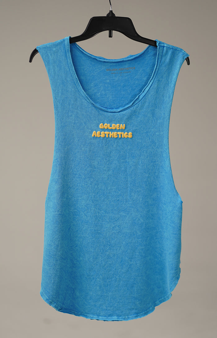 Blue Surf Mineral Muscle Tank