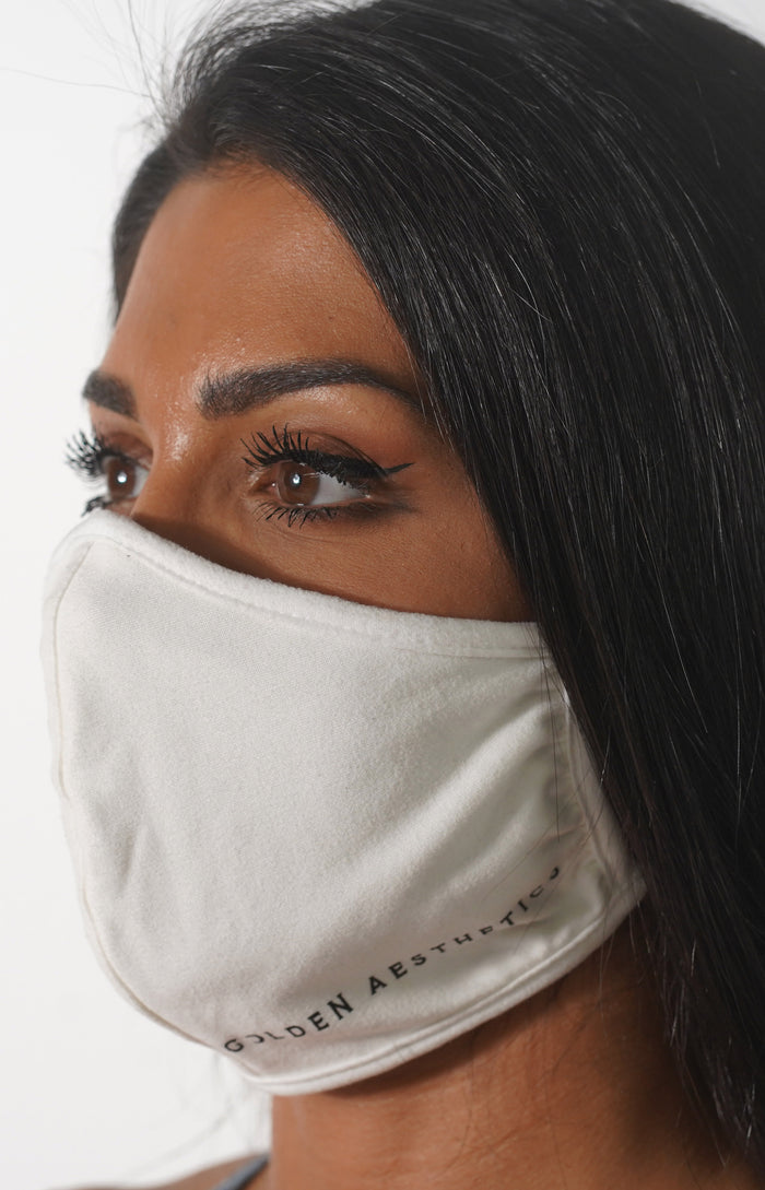 White Reusable Protective Mask