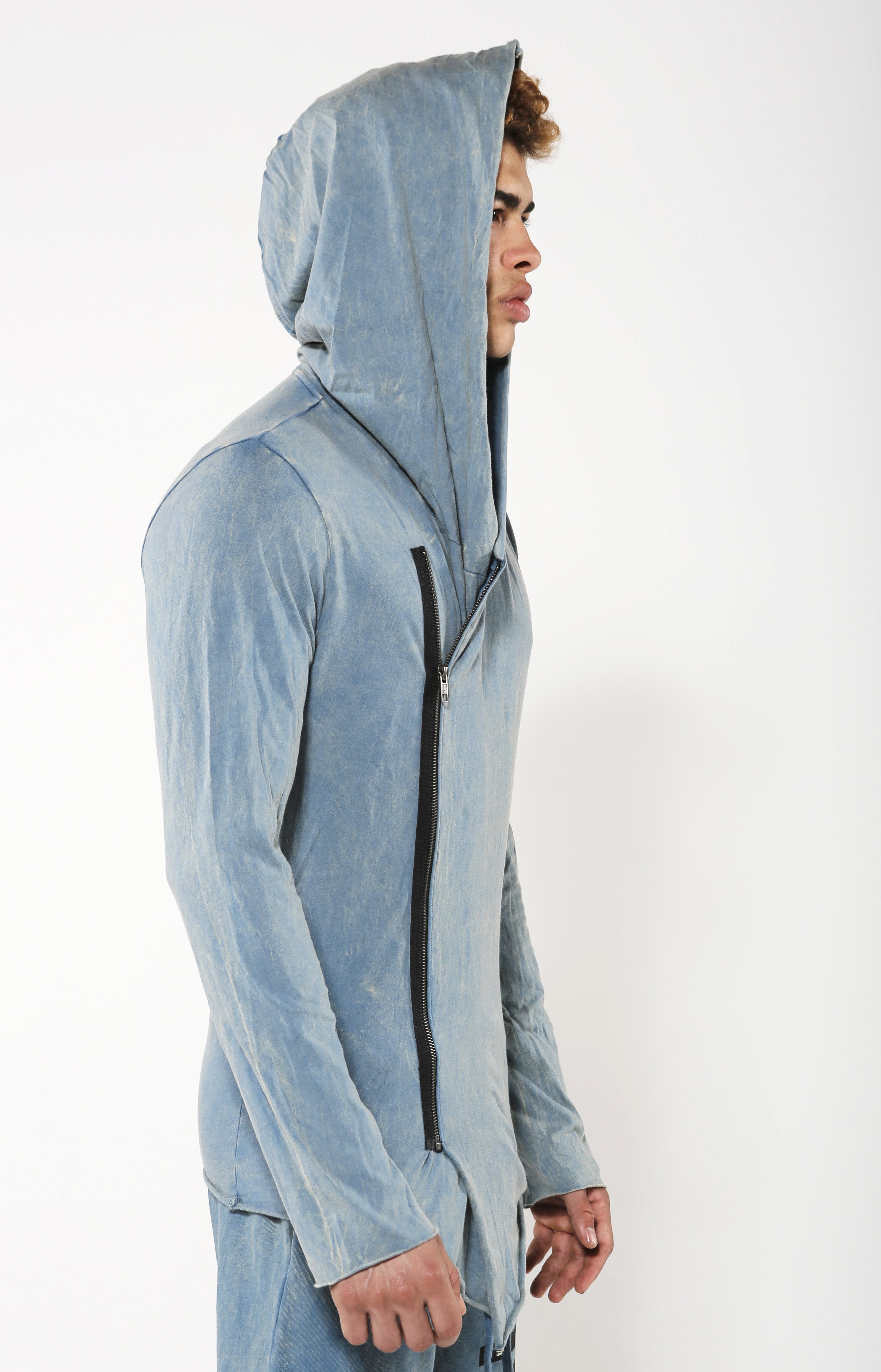 Assassin Hoodie - Stone Blue - Golden Aesthetics