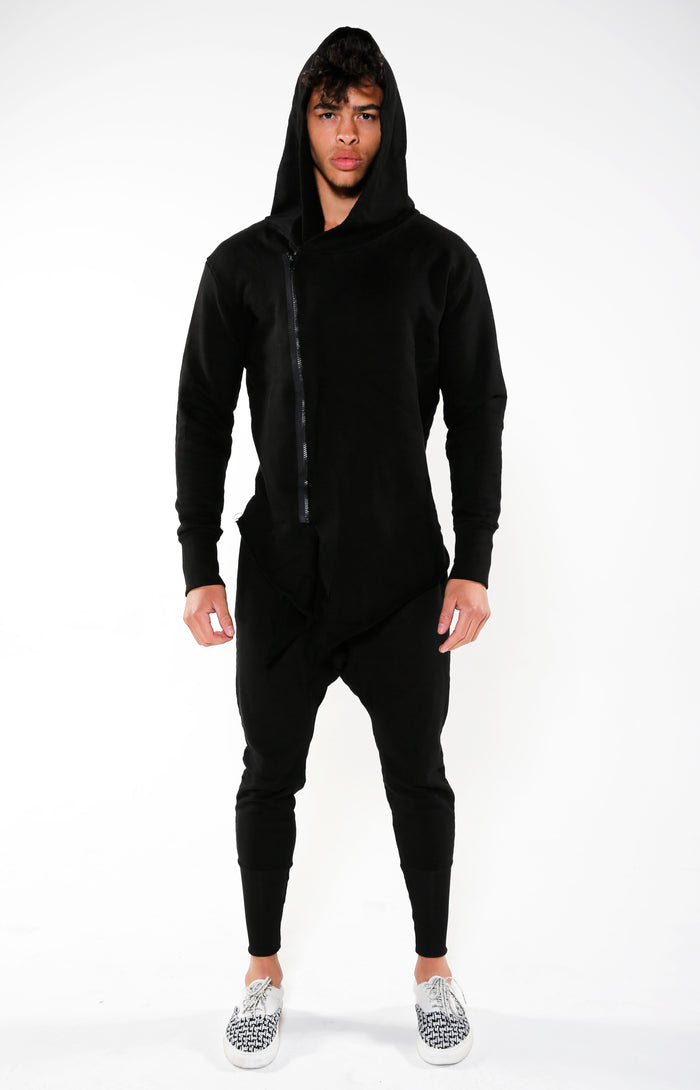 Men's Black Heavy Assassin Hoodie | Golden Aesthetics - Golden Aesthetics
