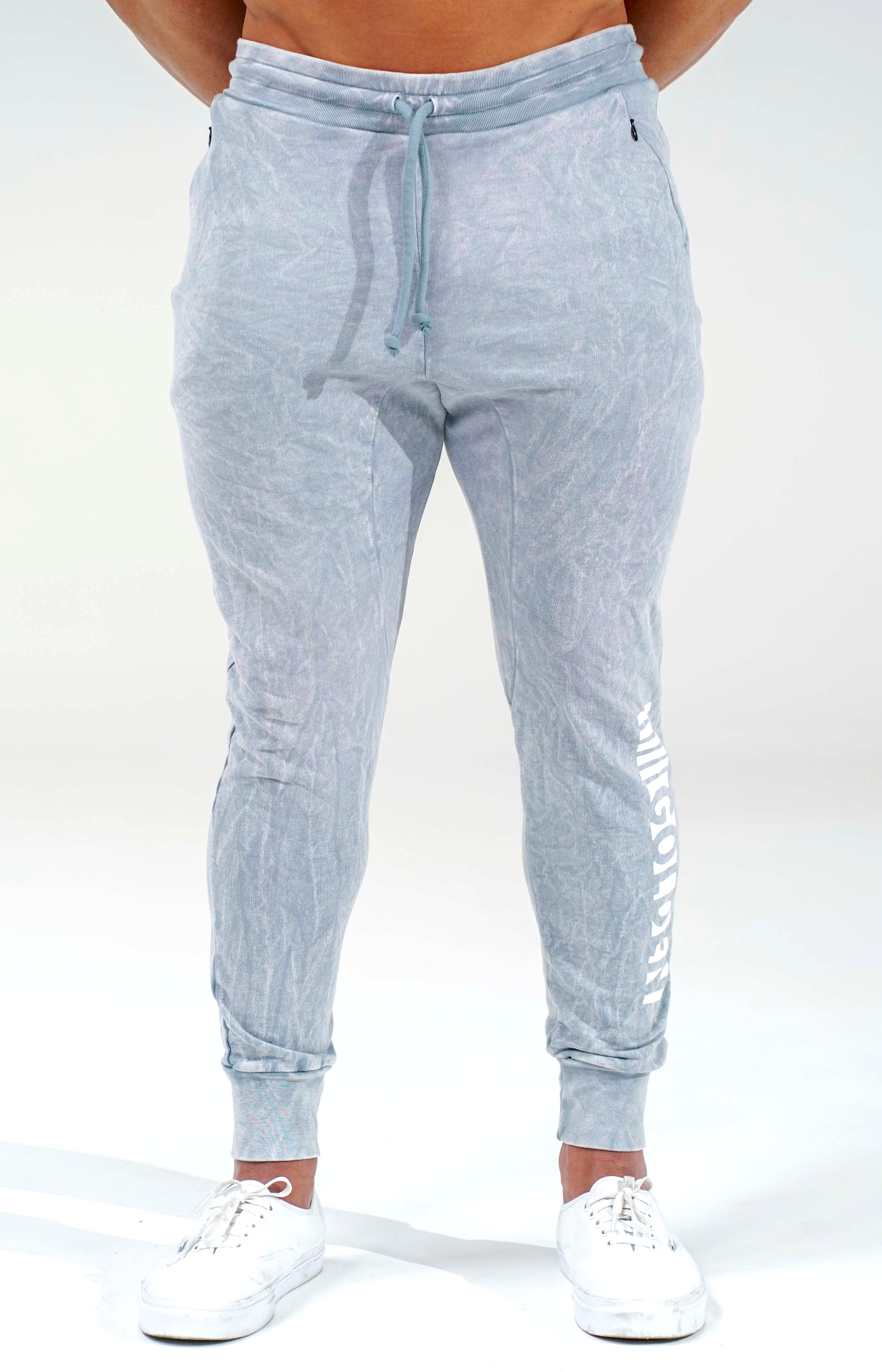 Cool Grey Fitted Joggers