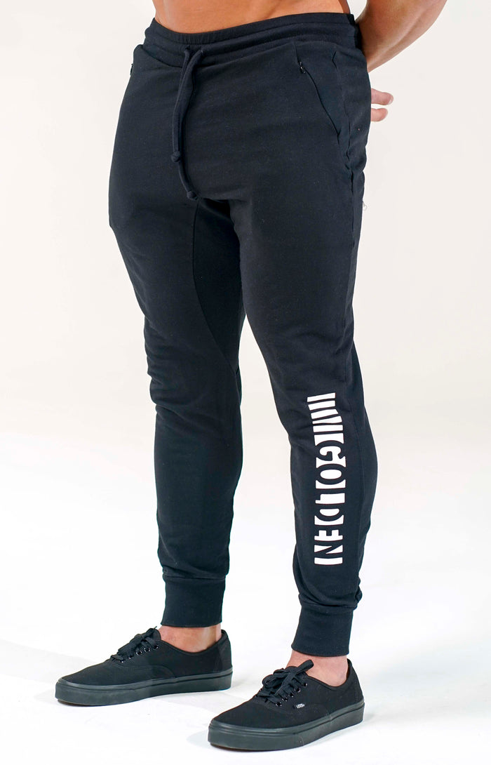 Black Fitted Joggers