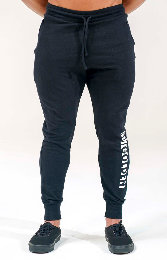 Black Fitted Joggers