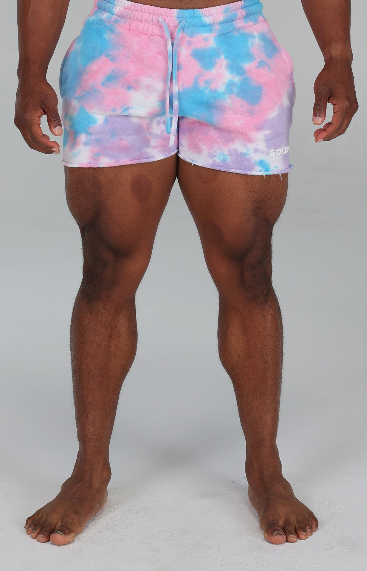 Blue Tie Dye Shorts