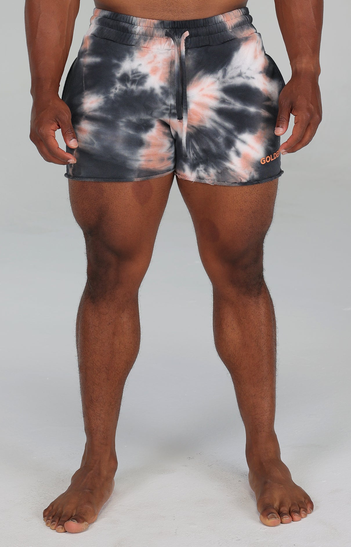 Black Tie Dye Shorts