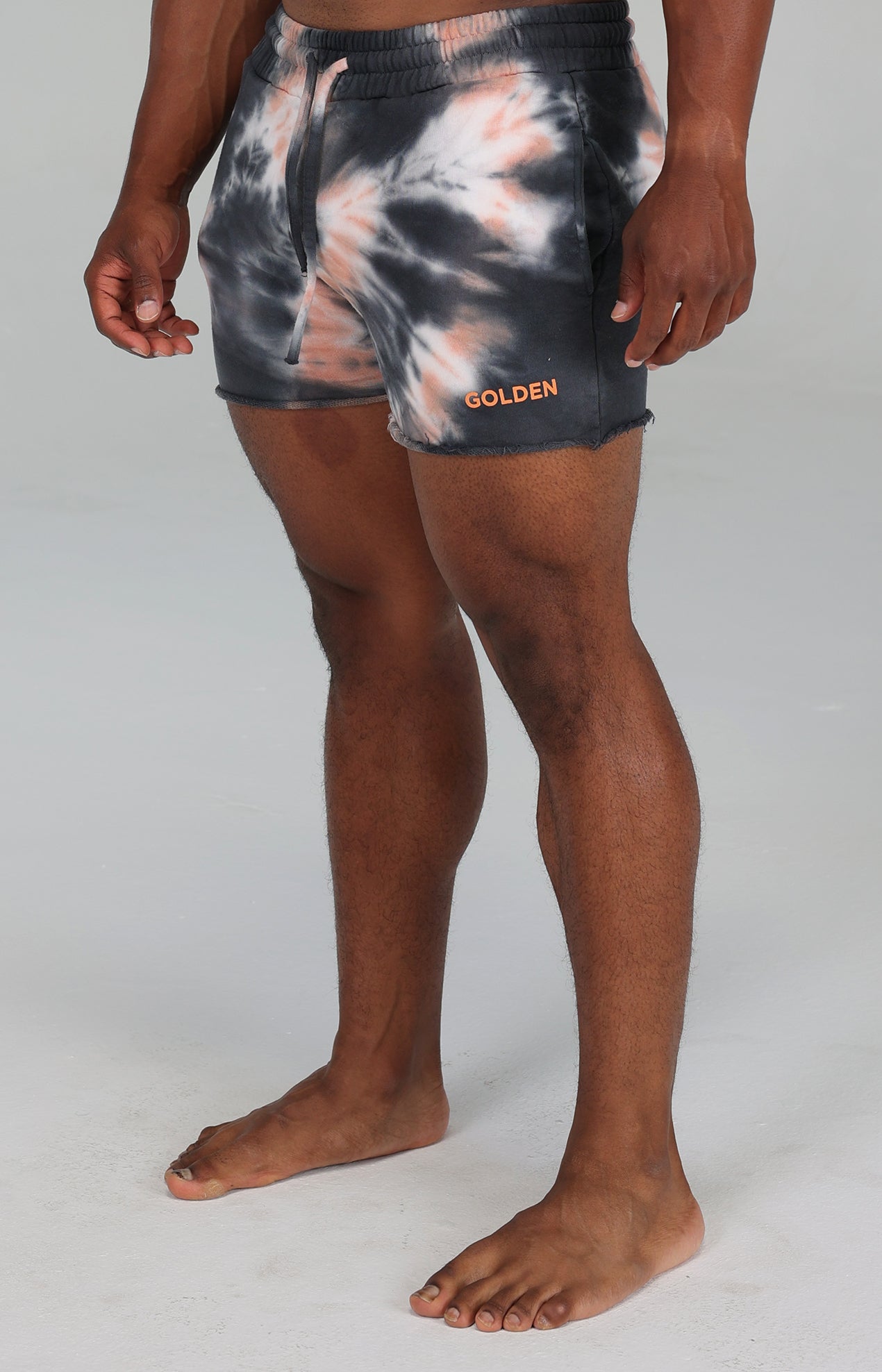 Black Tie Dye Shorts