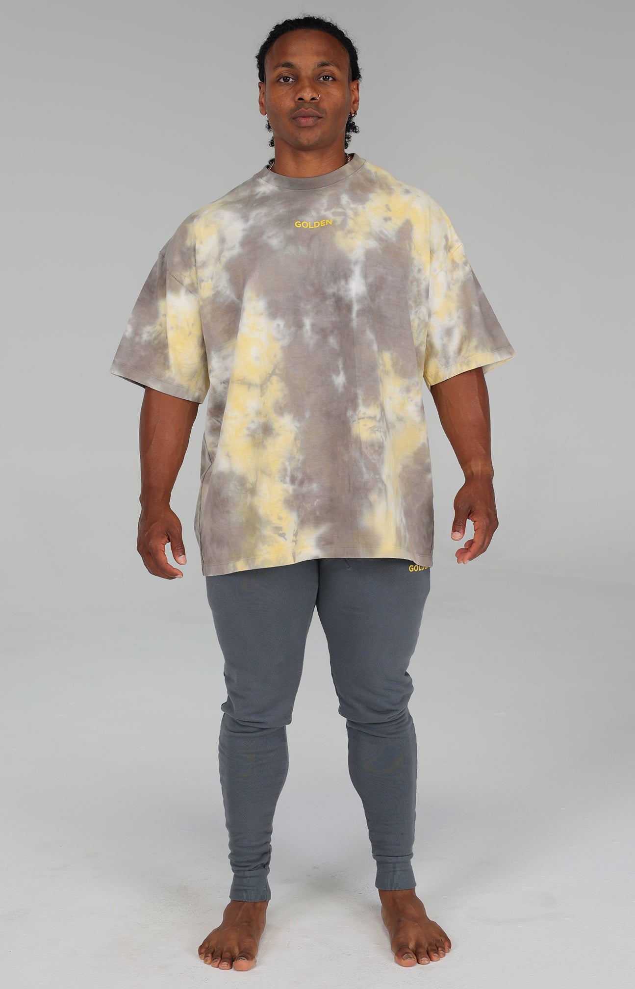 Gold Tie Dye T-Shirt