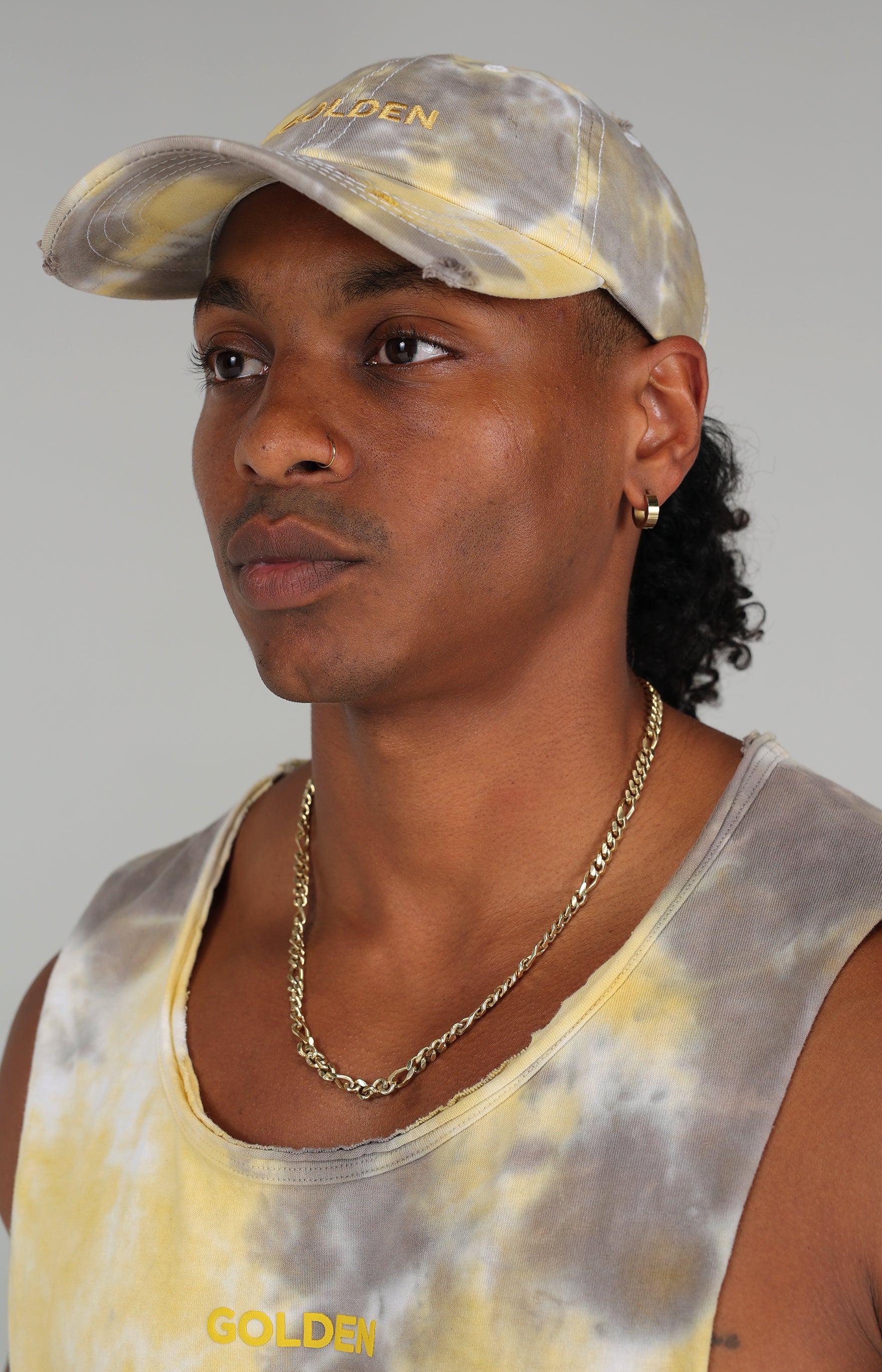 Gold Tie Dye Classic Hat