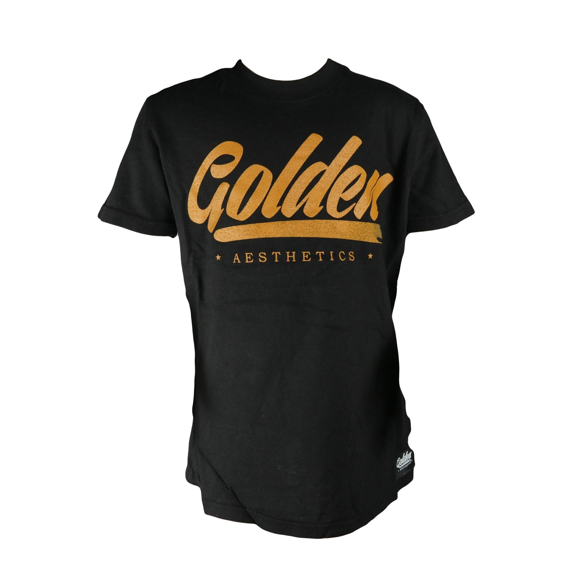 Kid's Collection T-Shirt - Charcoal Black - Golden Aesthetics