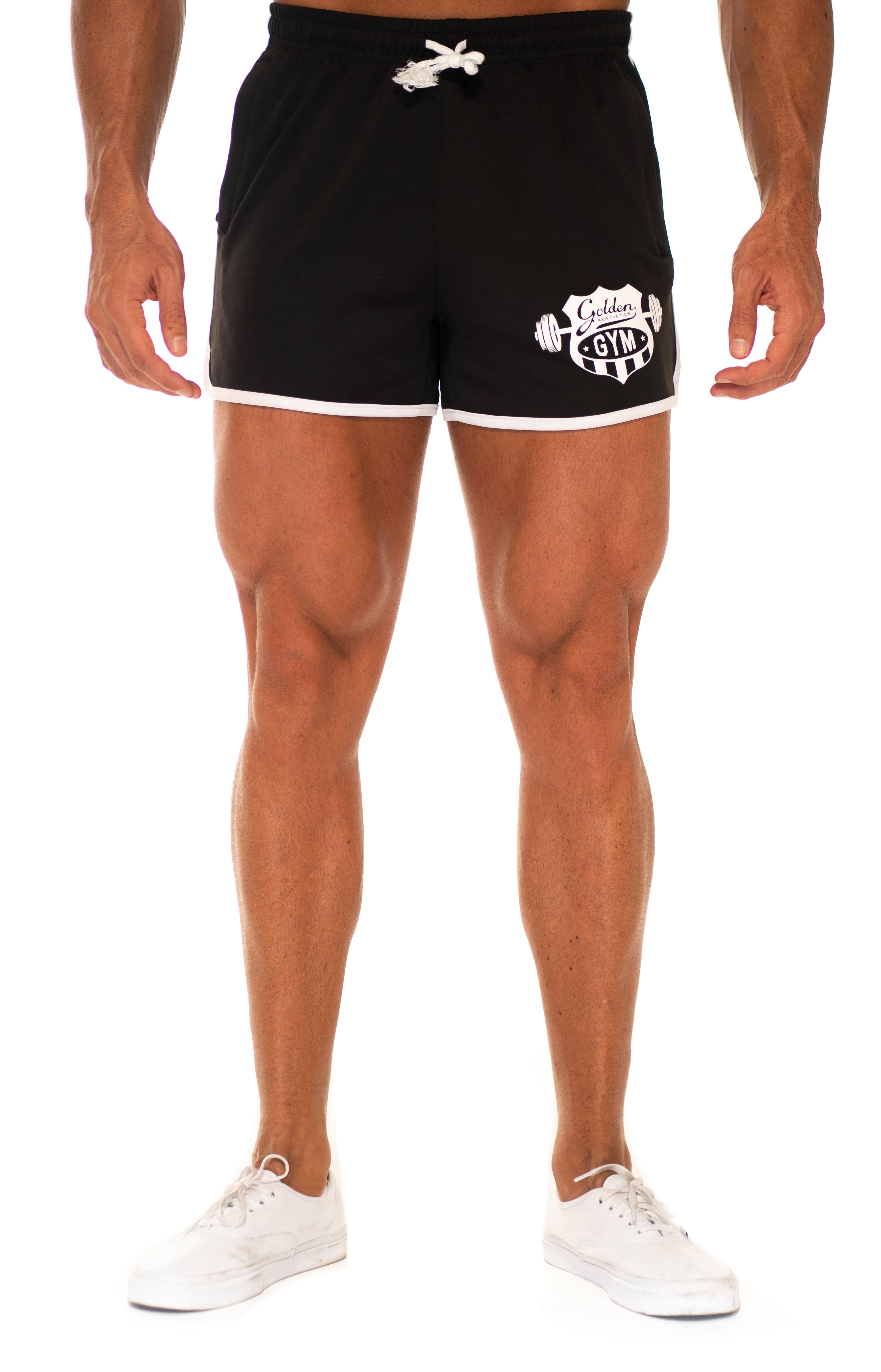 Black 70s Shorts