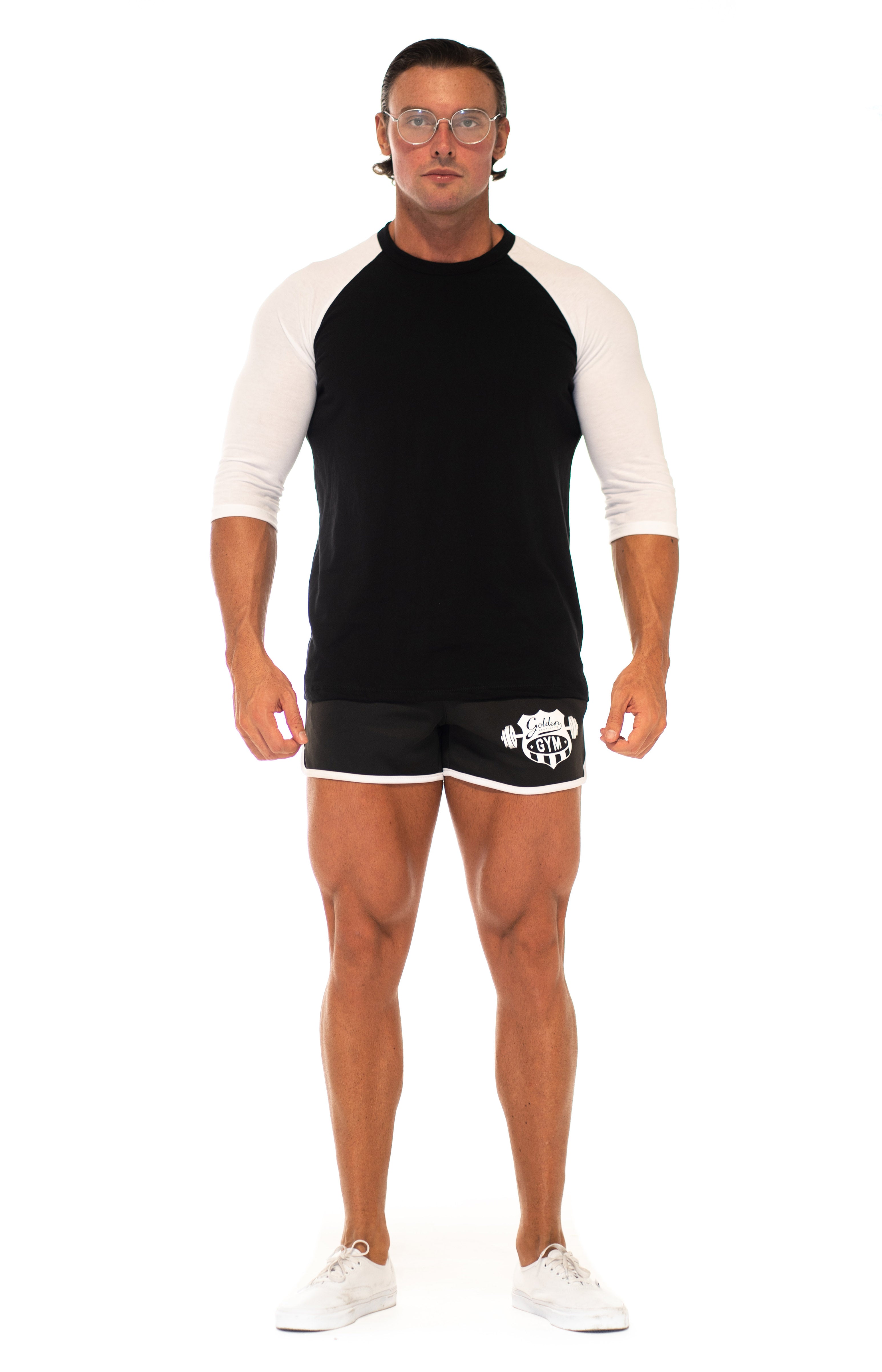 Black 70s Shorts