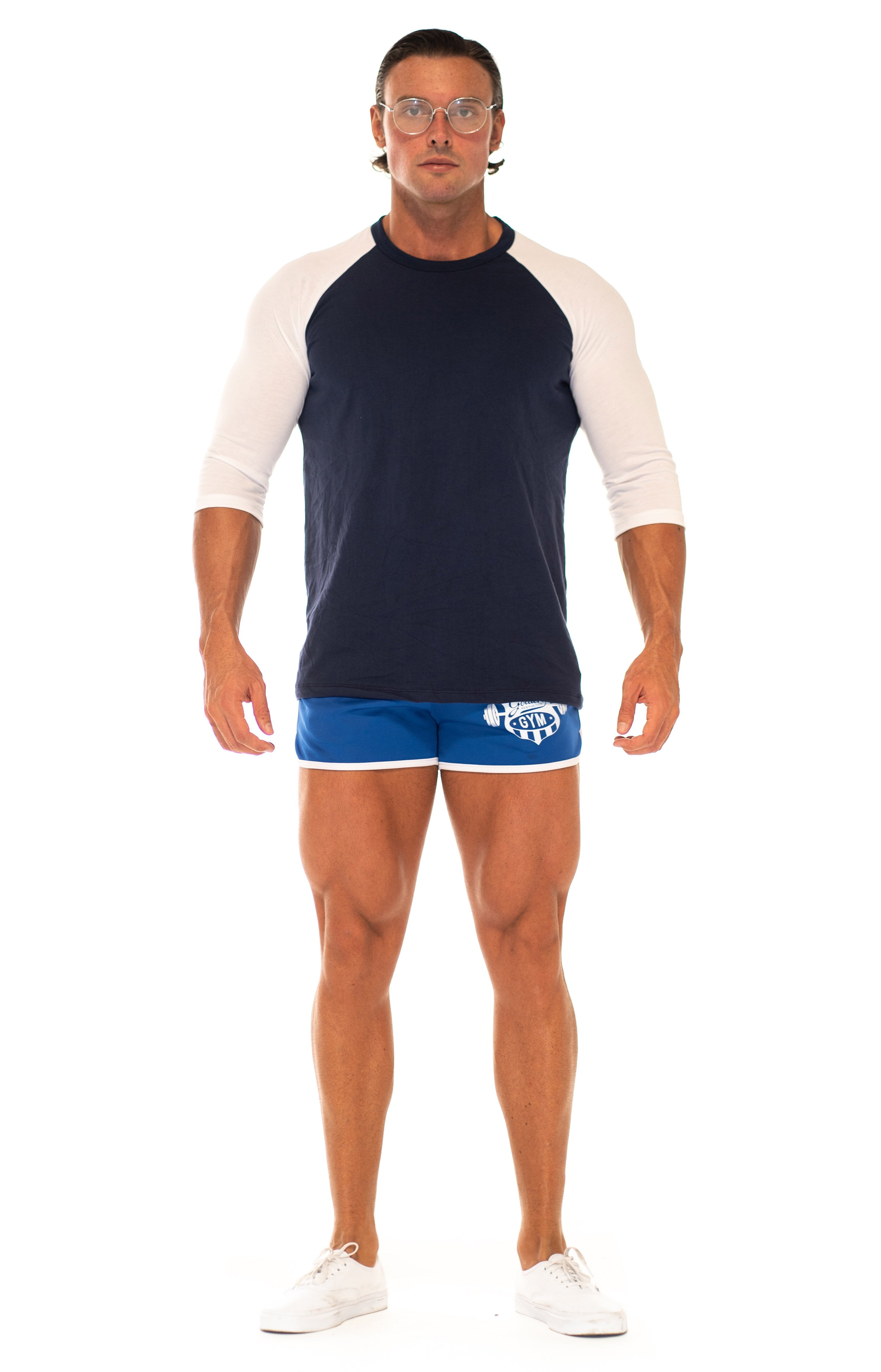 Blue 70s Shorts