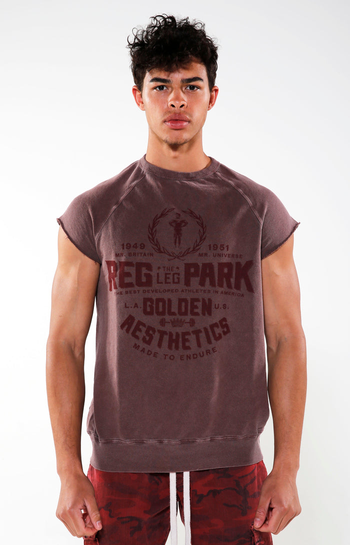 Men’s Burgundy Reg Park Top | Golden Aesthetics - Golden Aesthetics