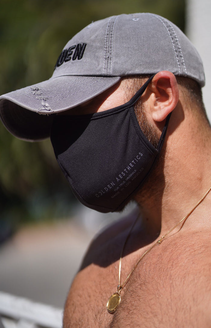 Black/White Reusable Protective Mask
